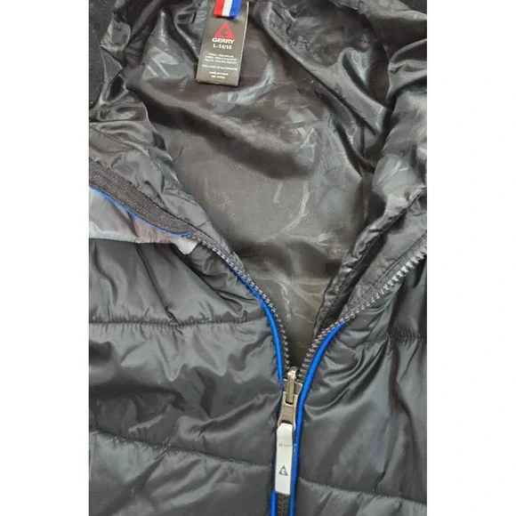 GERRY BOY's PUFFER COLOR-BLOCK JACKET IN BLUE AND BLACK SIZE L 14/16 SKI OUTDOOR - Picture 5 of 7